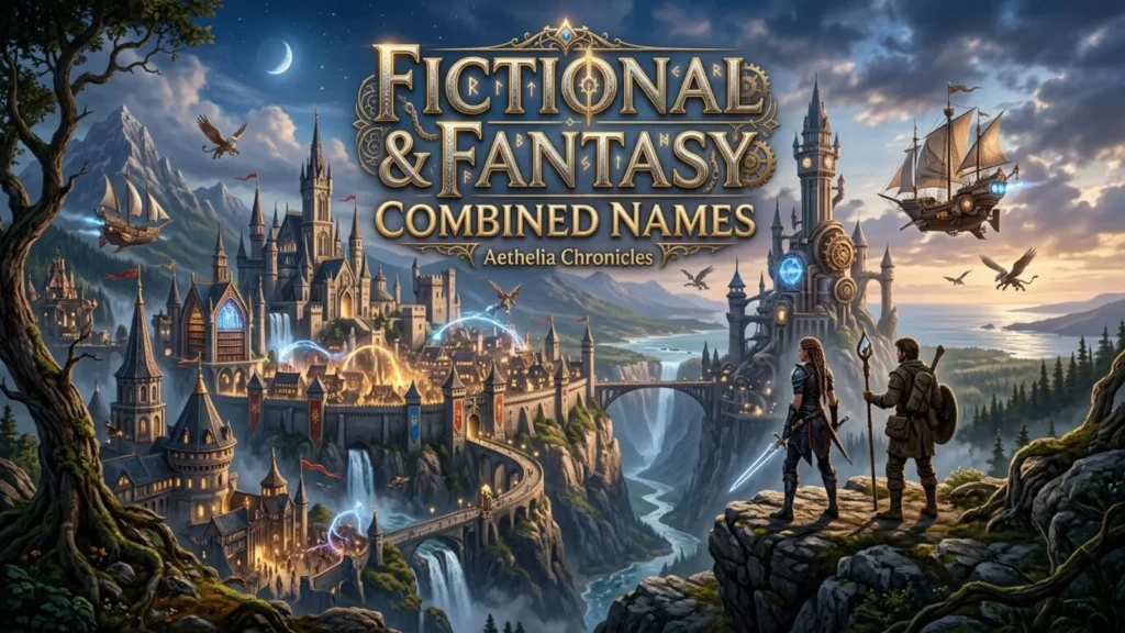Fictional & Fantasy Combined Names