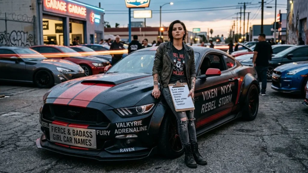 Fierce & Badass Girl Car Names