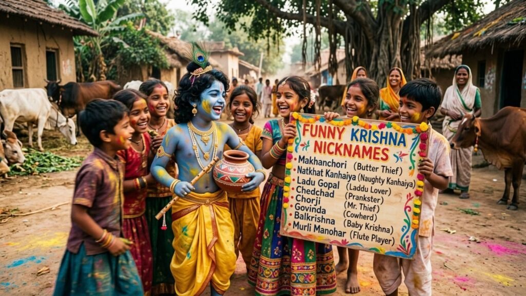  Funny Krishna Nicknames