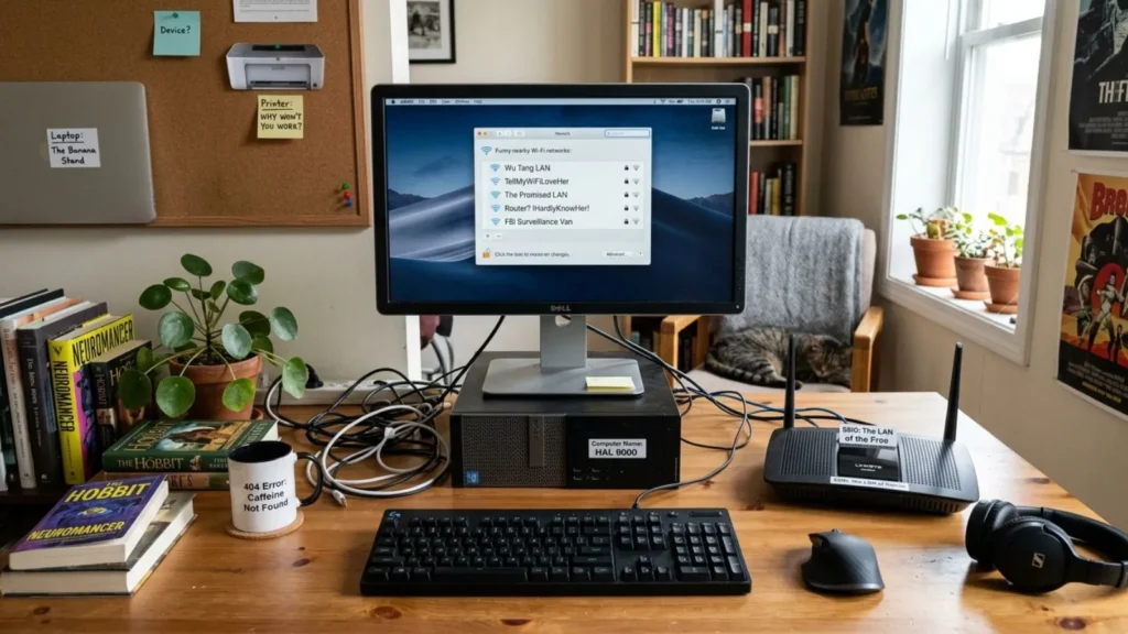 Funny Wi-Fi & Home Computer Names