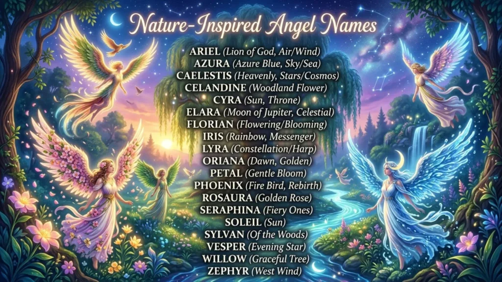 Nature-Inspired Angel Names