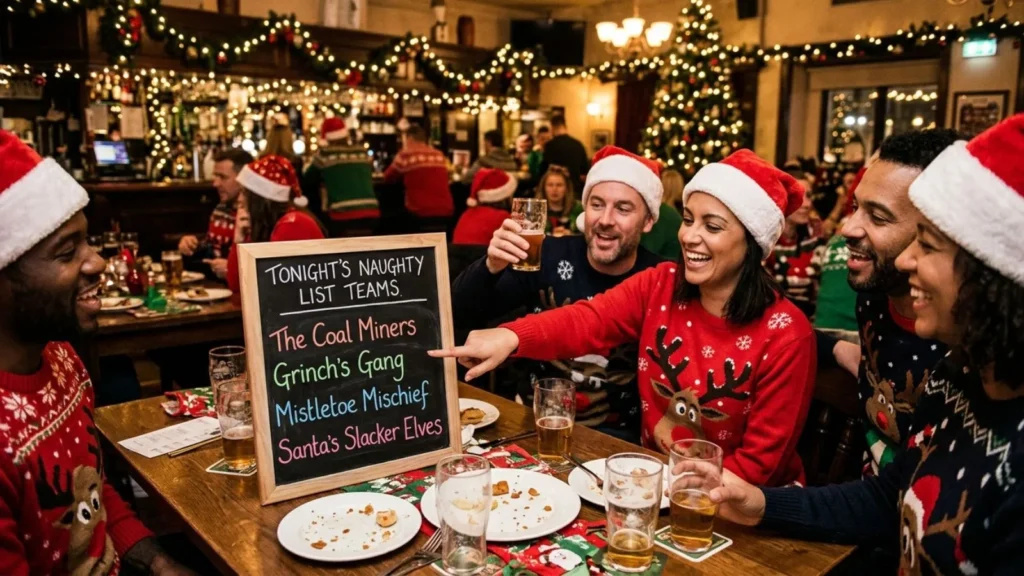 Naughty List Christmas Team Names