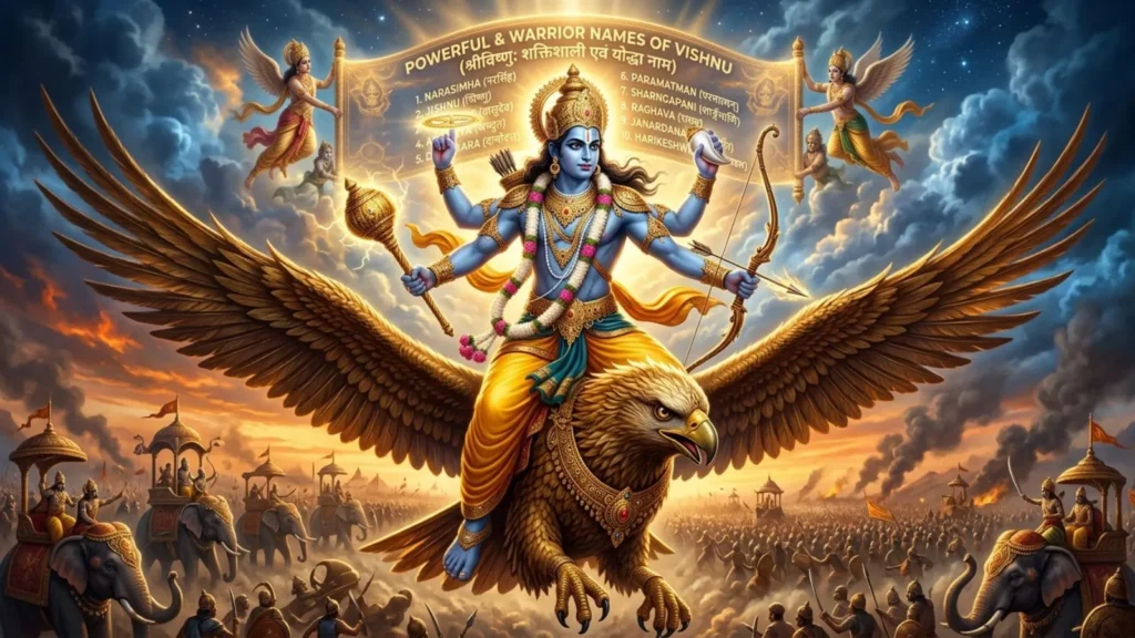  Powerful & Warrior Names of Vishnu