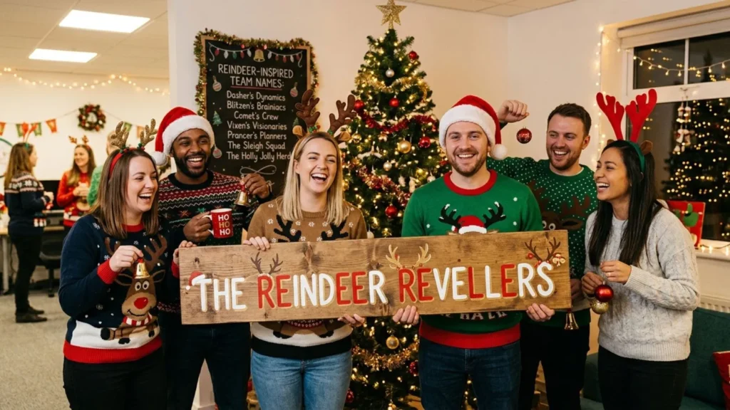 Reindeer-Inspired Christmas Team Names