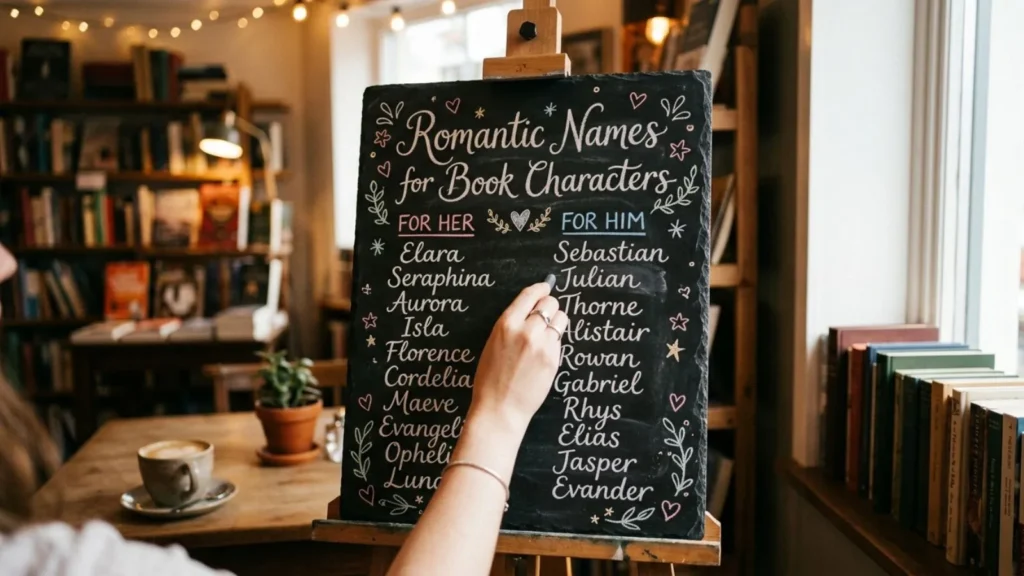 Romantic Names for Book Characters