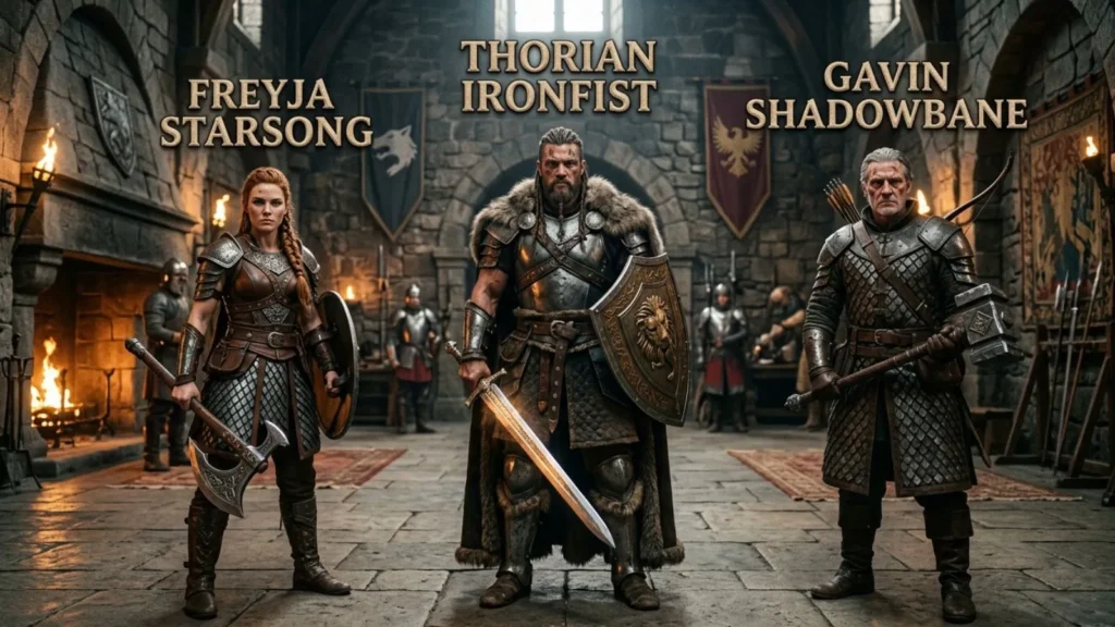 Strong & Heroic Names for Story Characters