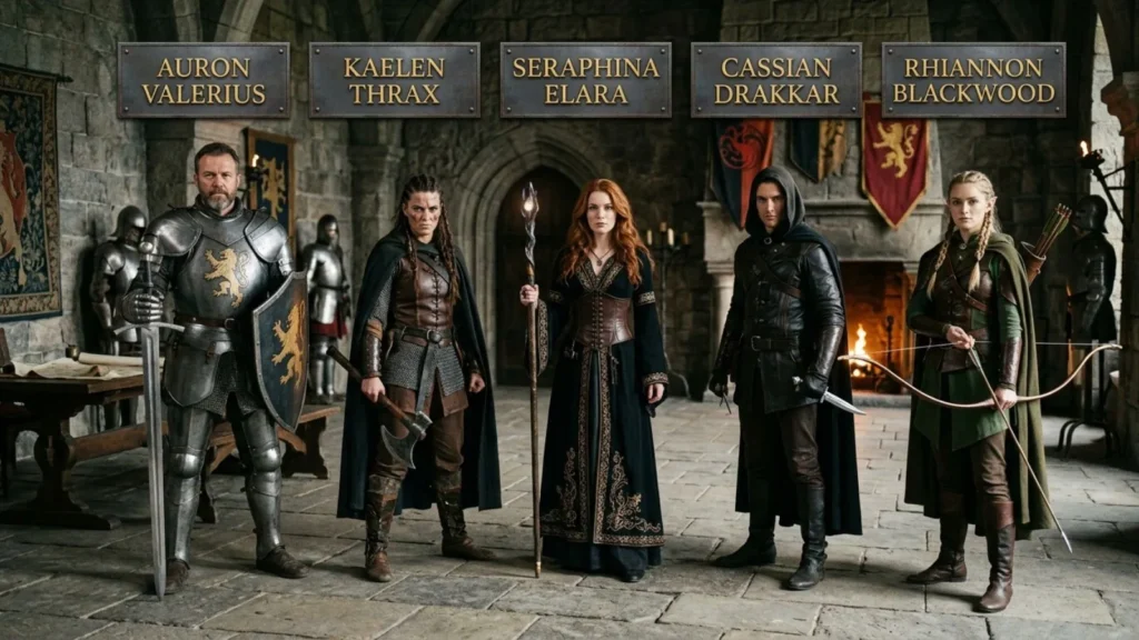 Strong Hero Names for Book Characters