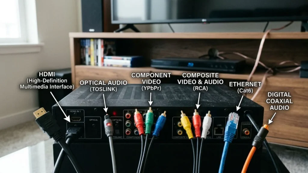 TV and Home Theater Cable Names