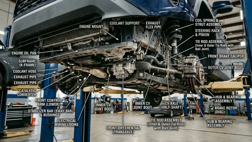 Under-Car Front Parts Names