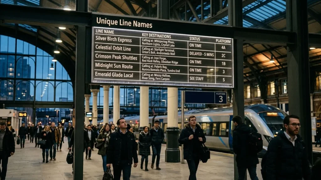 Unique Line Names