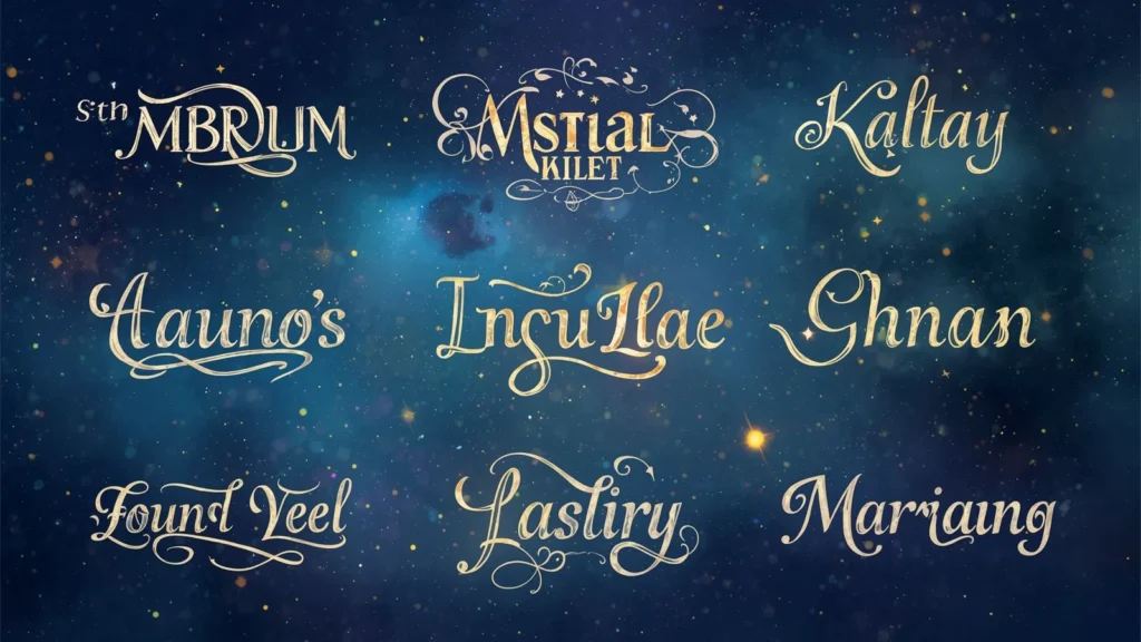 Unique Names for Book Characters