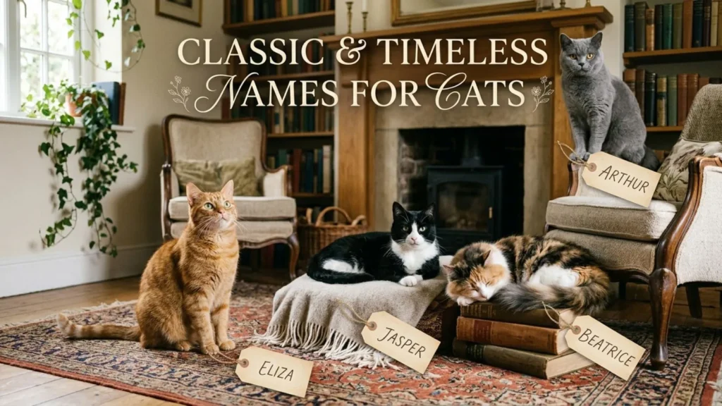 Classic & Timeless Names for Cats