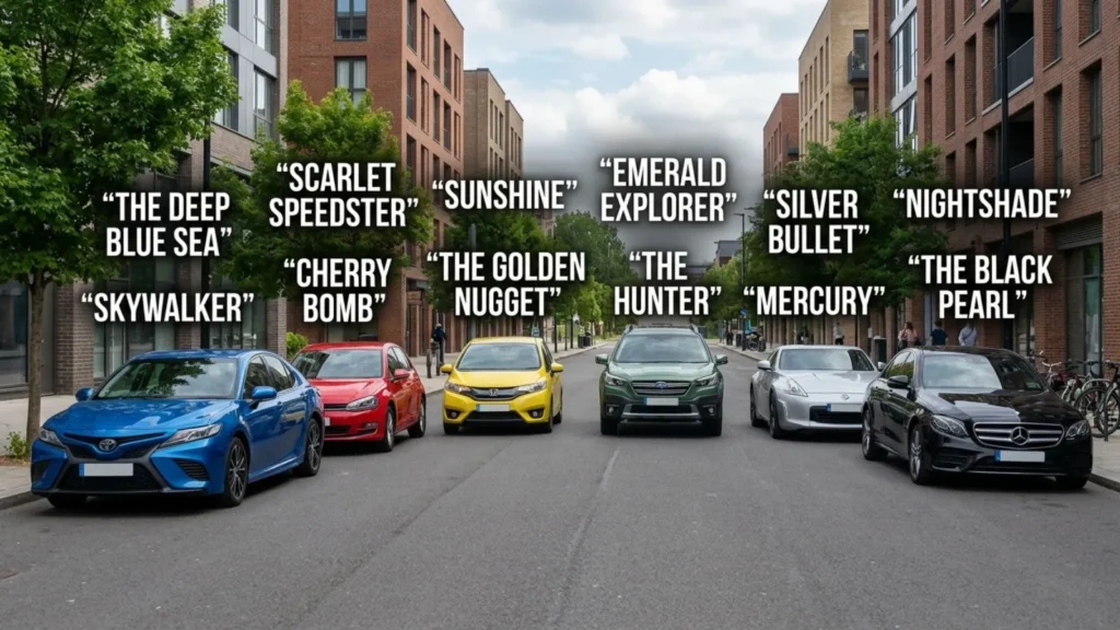  Color-Based Names for Your Car