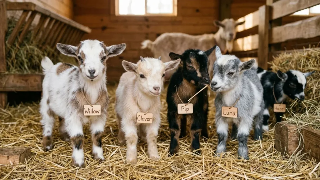 Cute Names for Baby Goats