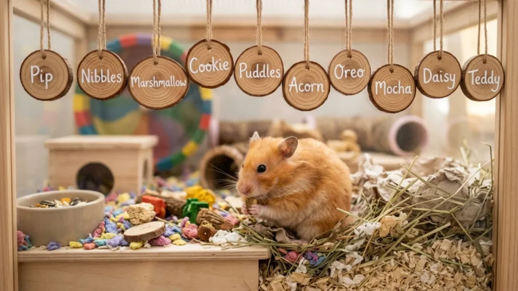  Cute Names for Hamsters