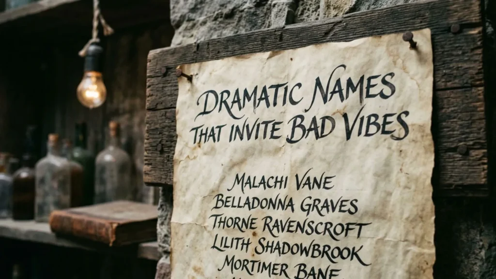 Dramatic Names That Invite Bad Vibes