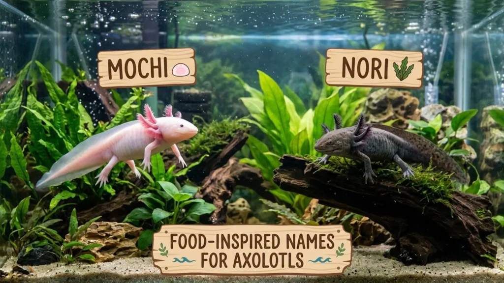 Food-Inspired Names for Axolotls