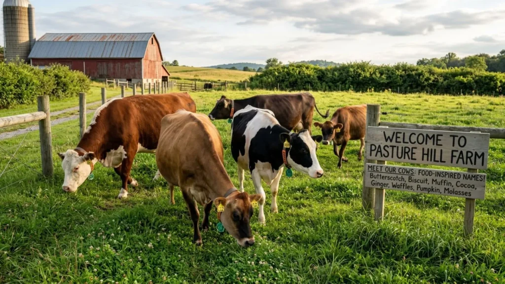  Food-Inspired Names for Cows