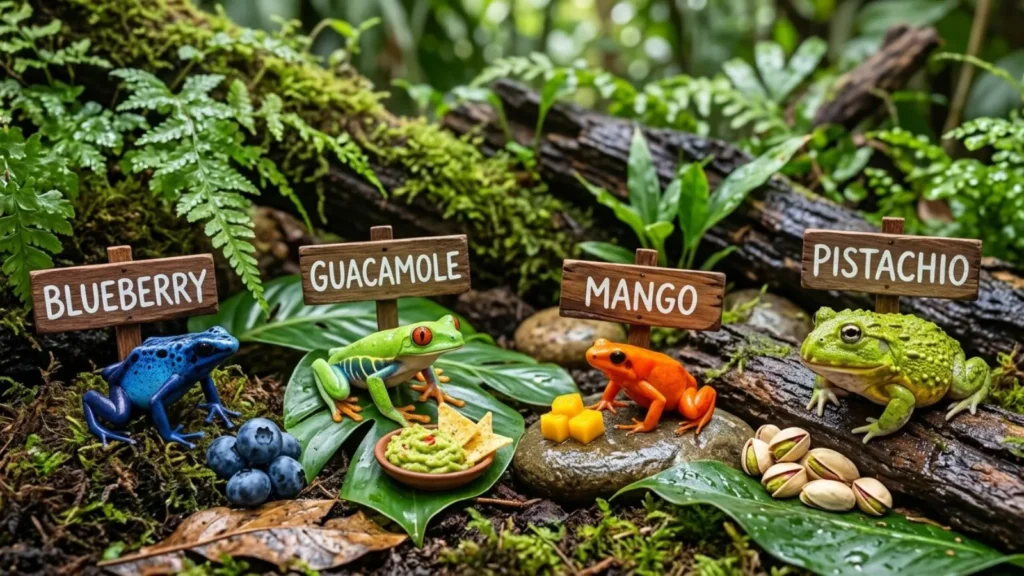 Food-Inspired Names for Frogs