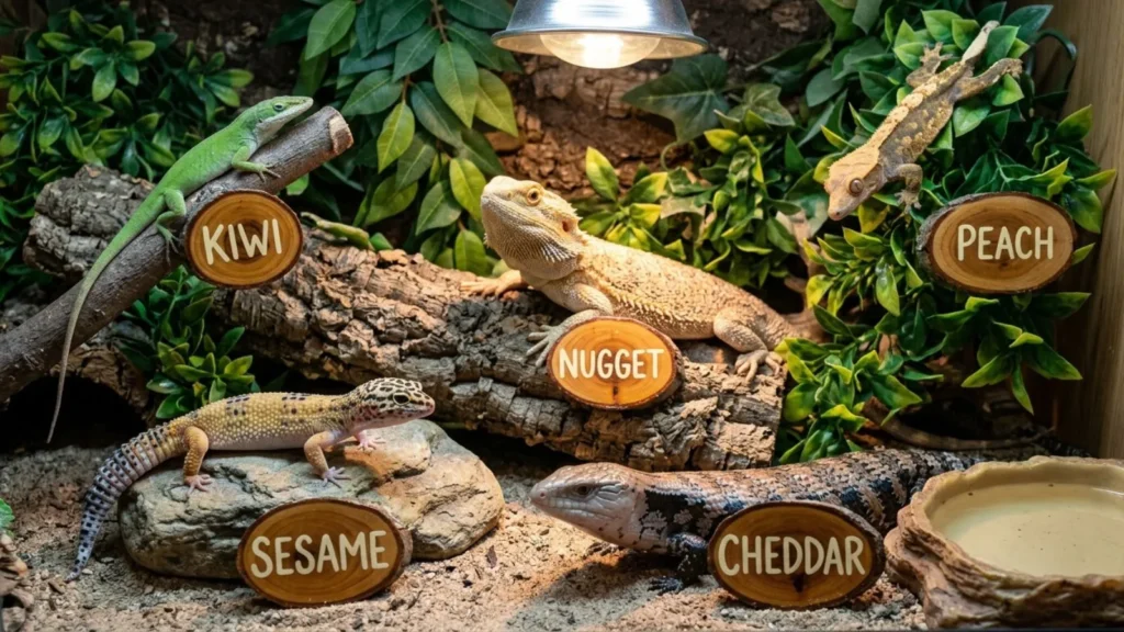 Food-Inspired Names for Lizards