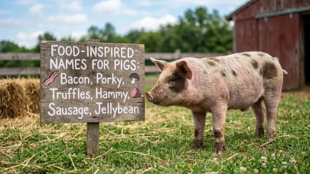 Food-Inspired Names for Pigs