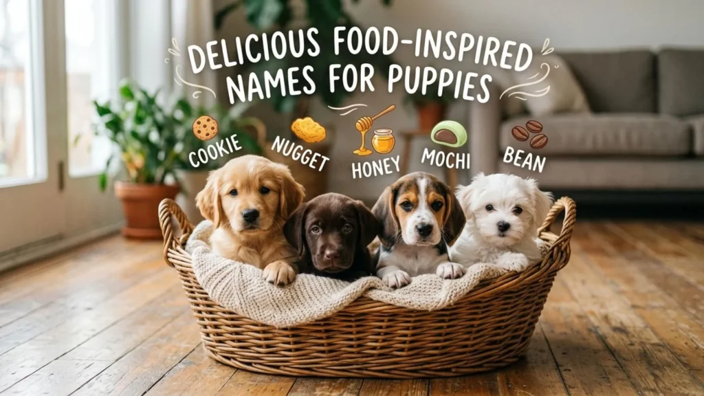Food-Inspired Names for Puppies