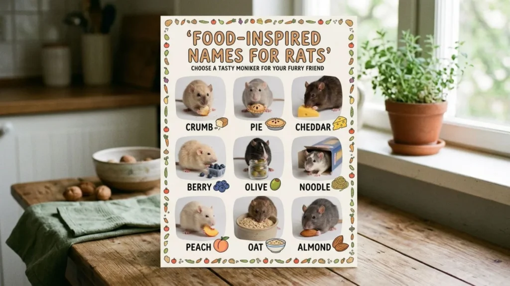 Food-Inspired Names for Rats