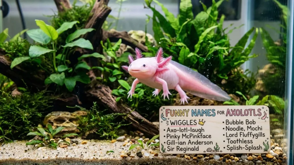 Funny Names for Axolotls