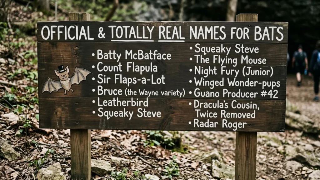  Funny Names for Bats