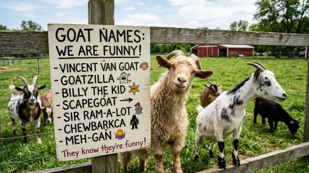 Funny Names for Goats