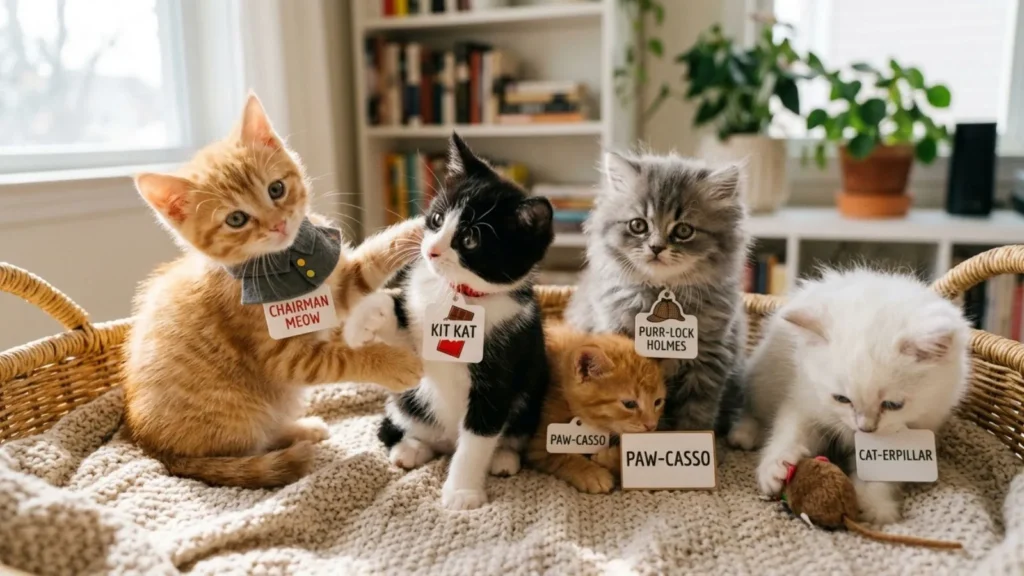  Funny Names for Kittens