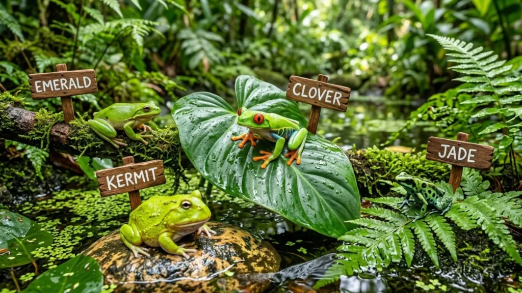 Green-Inspired Names for Frogs