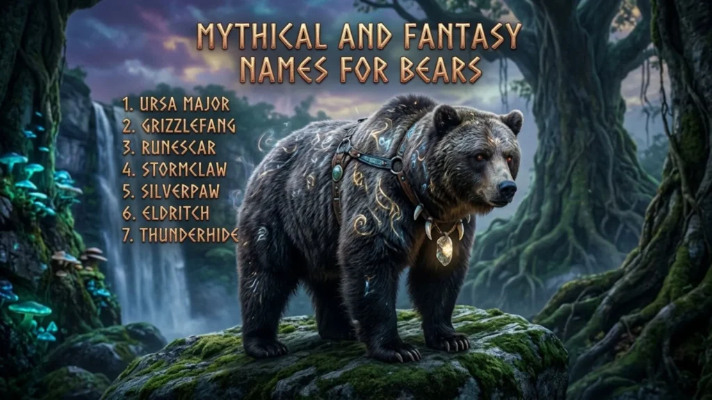 Mythical and Fantasy Names for Bears