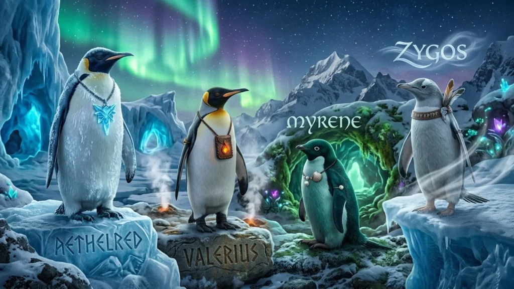 Mythical and Fantasy Penguin Names