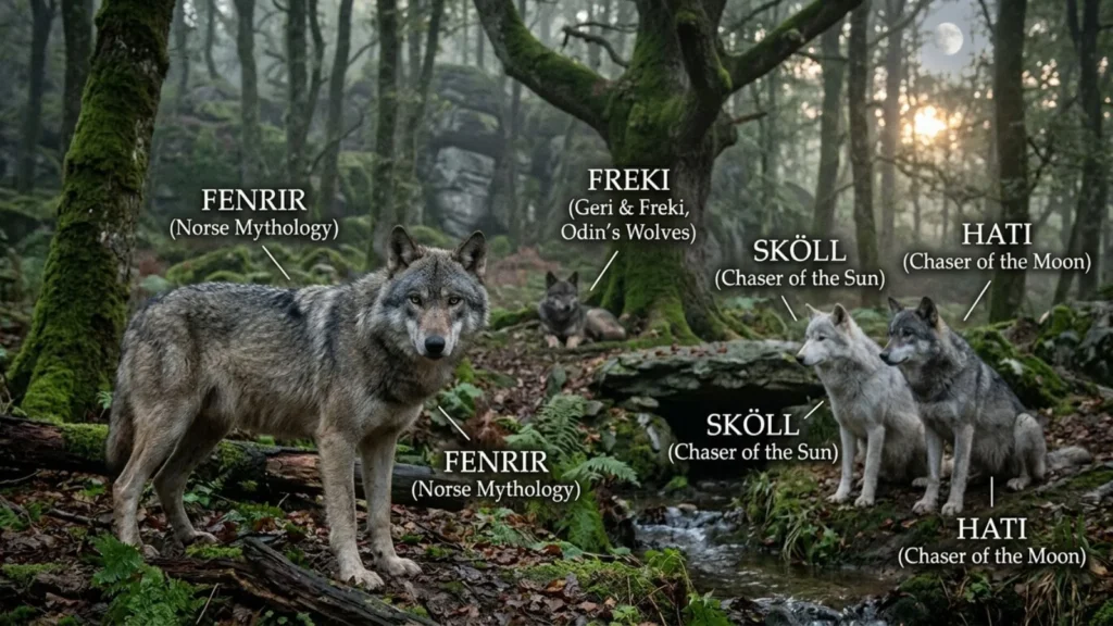  Mythical Wolf Names