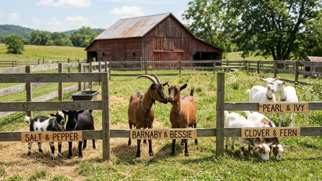 Names for Goat Pairs and Couples