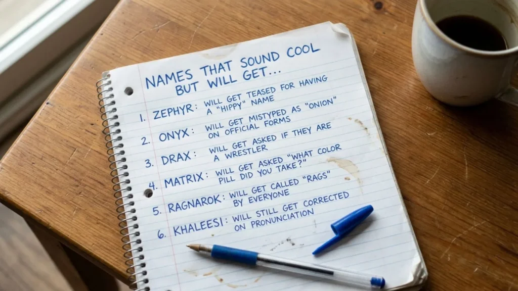 Names That Sound Cool But Will Get