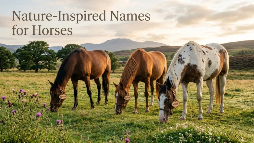 Nature-Inspired Names for Horses