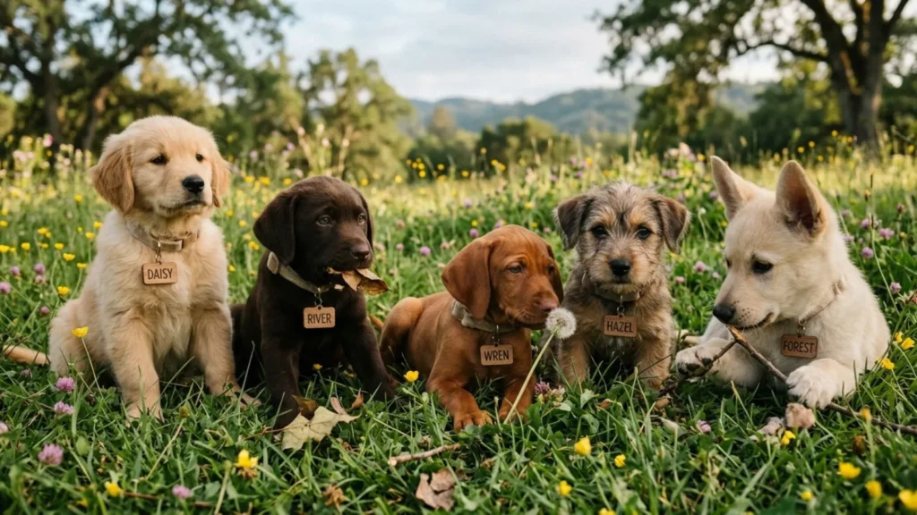 Nature-Inspired Names for Puppies
