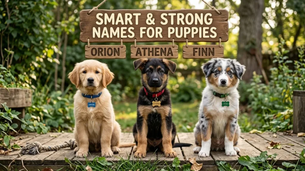 Smart & Strong Names for Puppies
