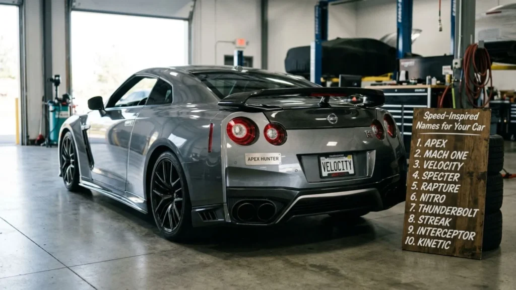 Speed-Inspired Names for Your Car