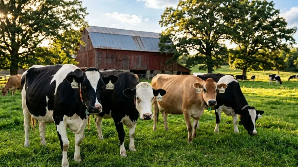  Unique Names for Cows