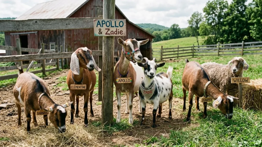 Unique Names for Goats
