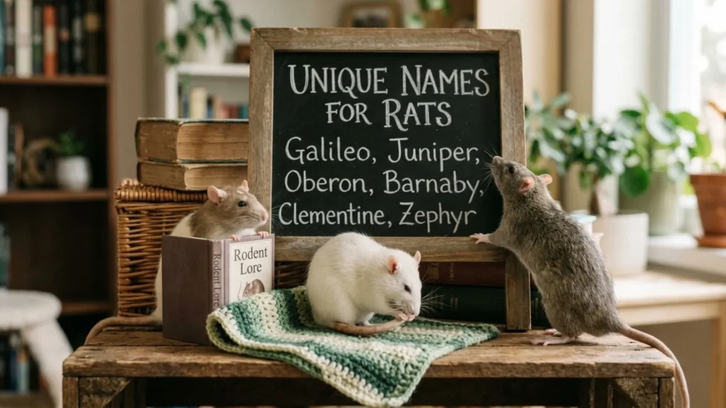  Unique Names for Rats