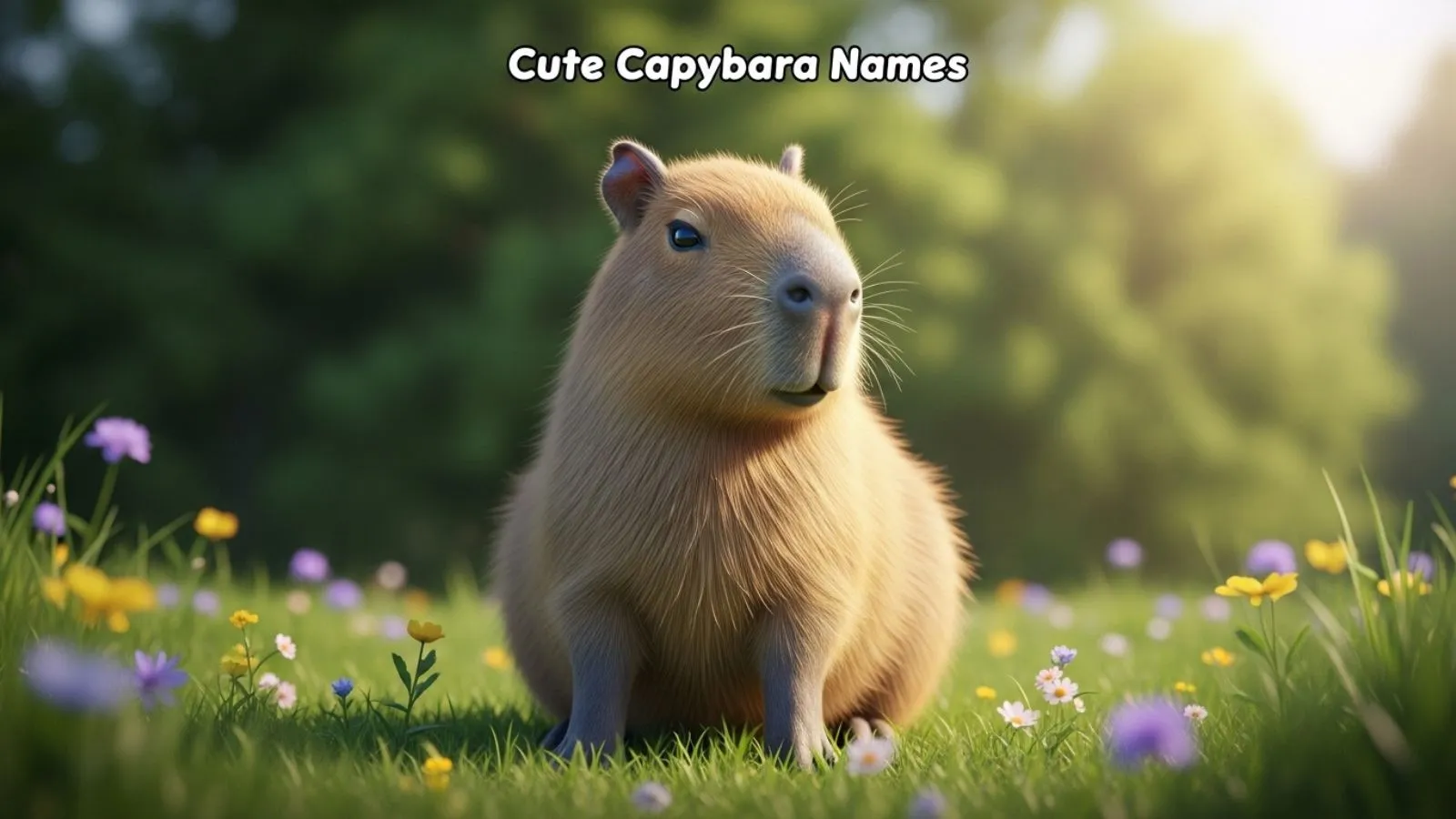 Cute Capybara Names