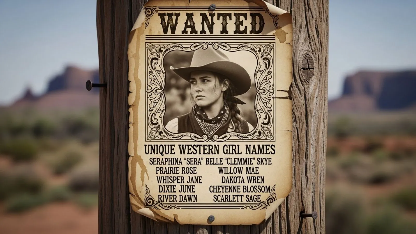 Unique Western Girl Names