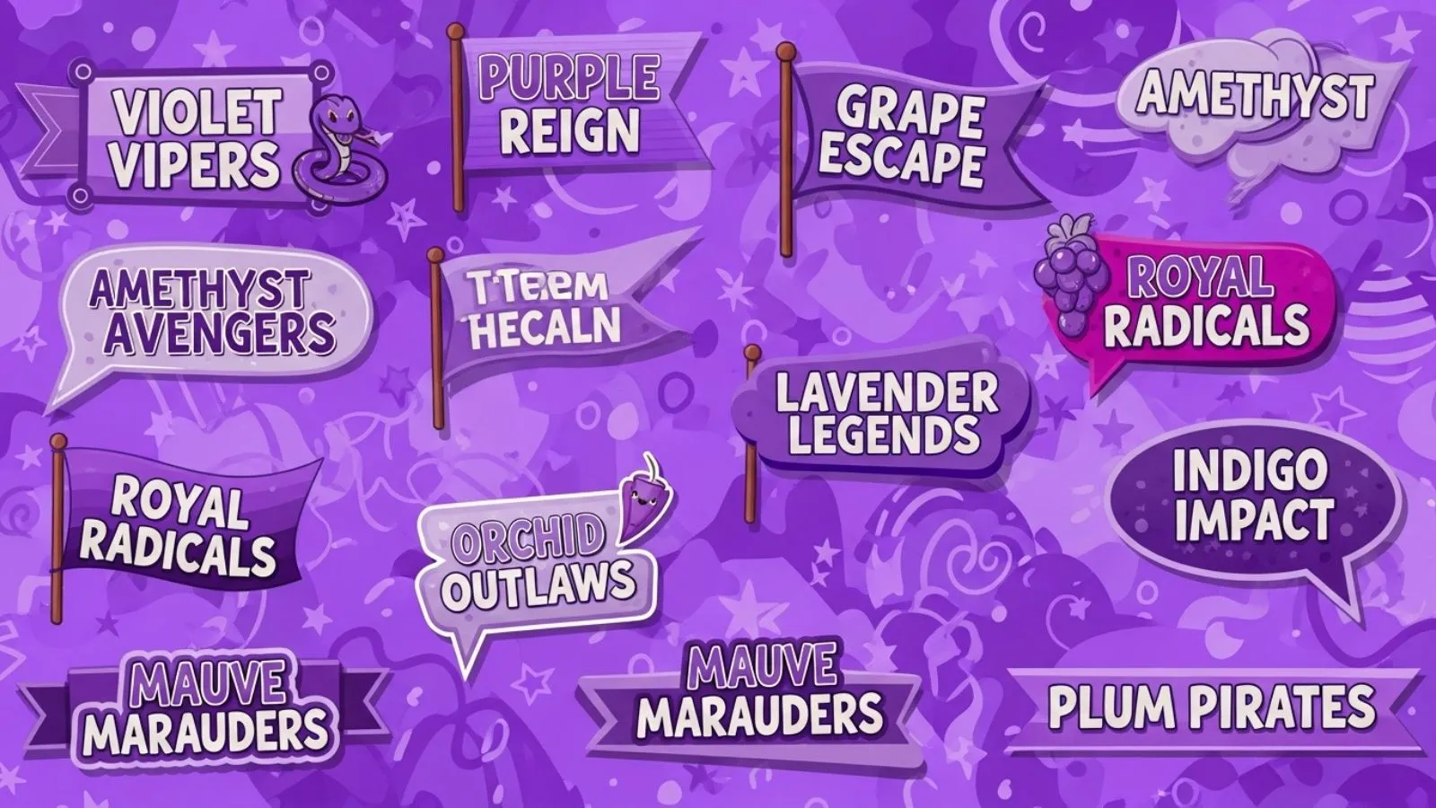 Purple Team Names