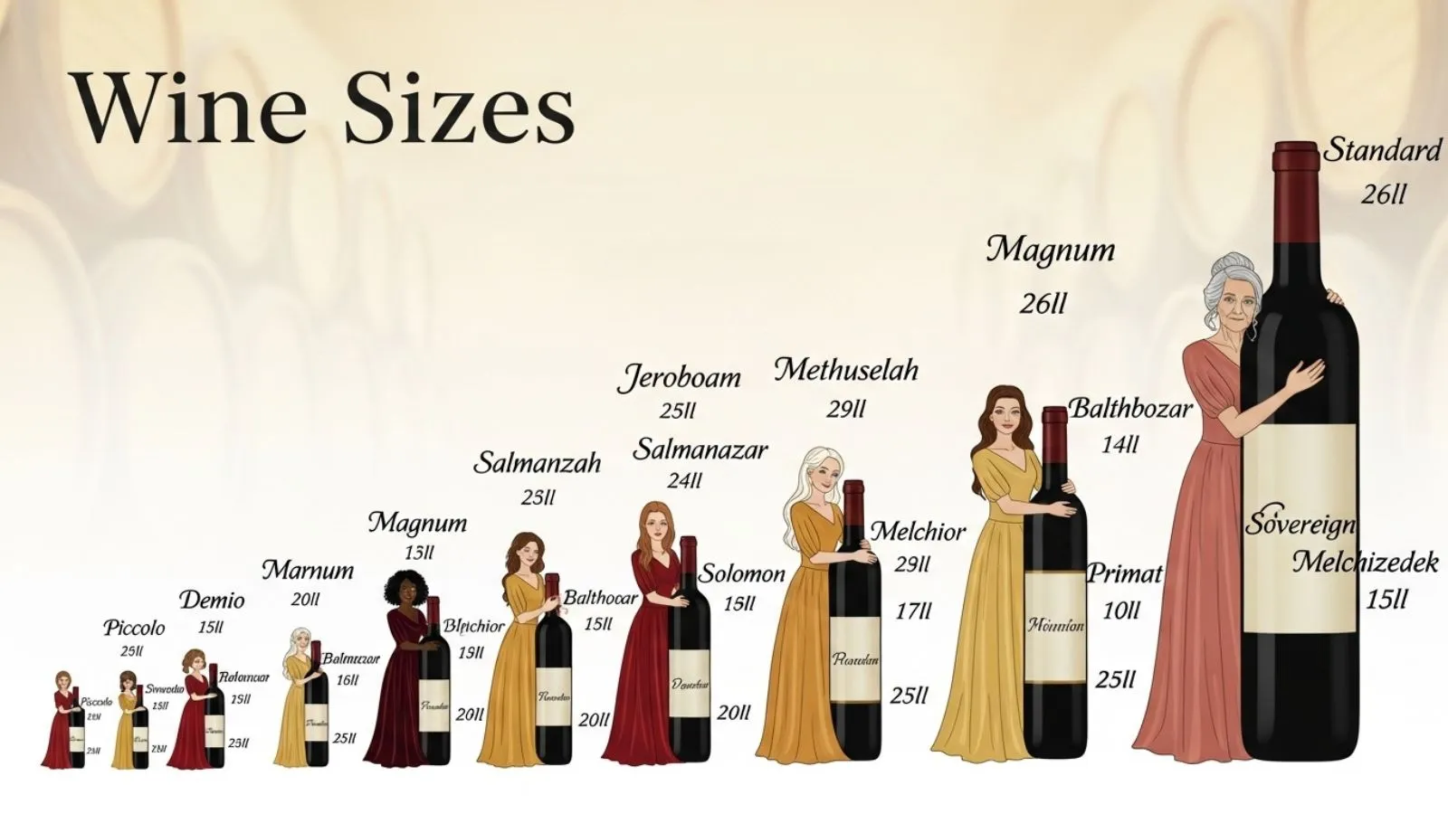 Wine Bottle Sizes Names