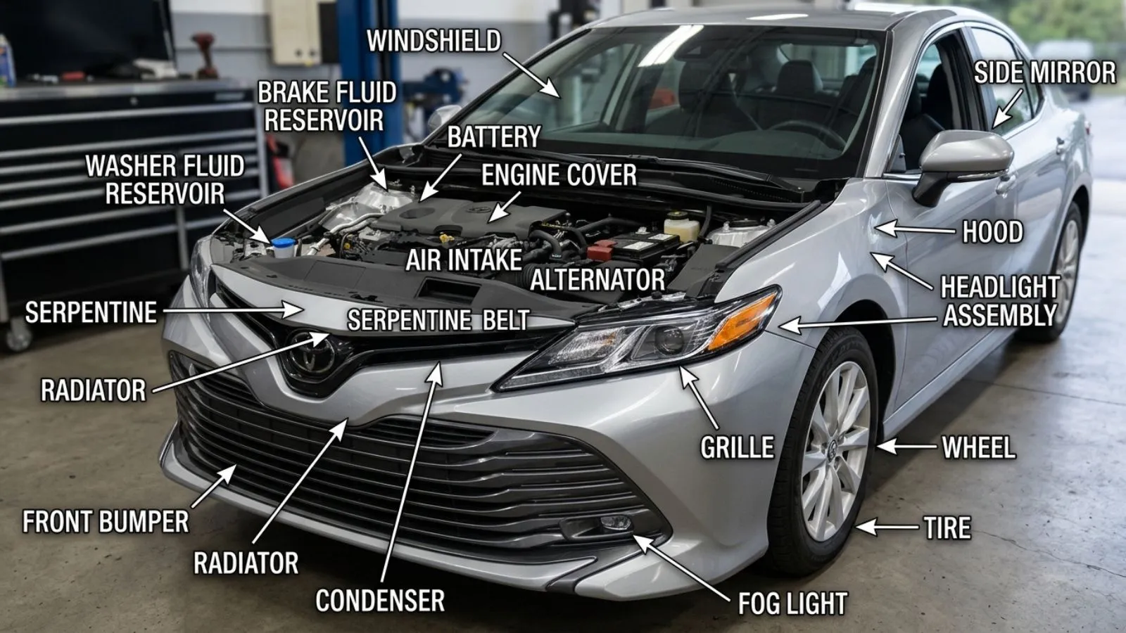 Front End Parts Names