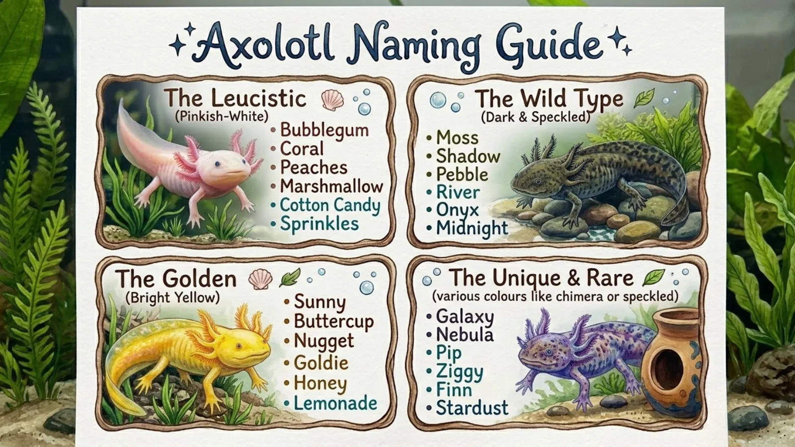 Names for Axolotls